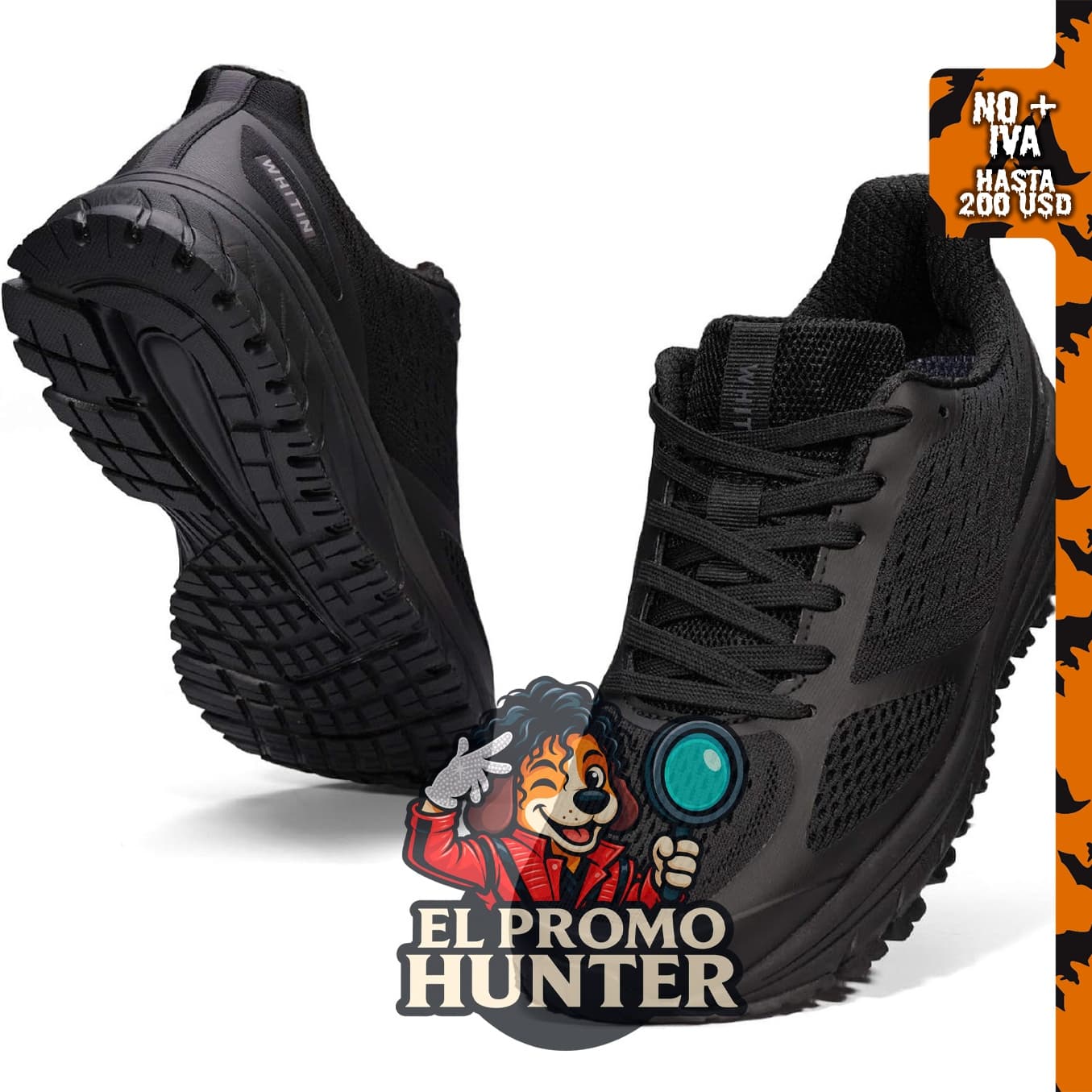 Joomra Whitin – Zapatos deportivos para hombre, diseño ligero con soporte y amortiguación, talla 8.5.