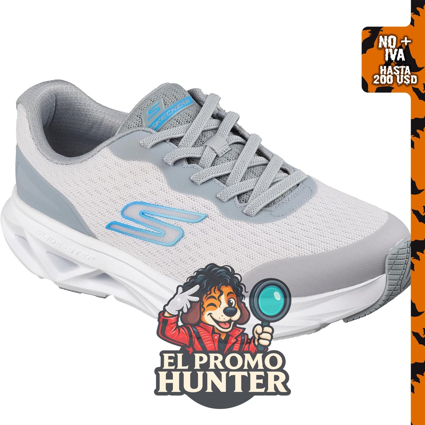 Skechers Glide Step Vortex Avalin para mujer, calzado deportivo con suela de goma y plantilla acolchada.