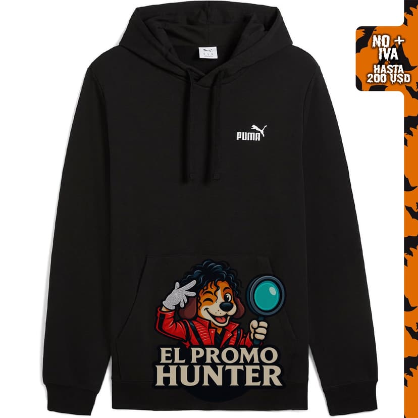 PUMA Essentials - Sudadera con capucha de vellón para hombre, disponible en tallas extragrandes.
