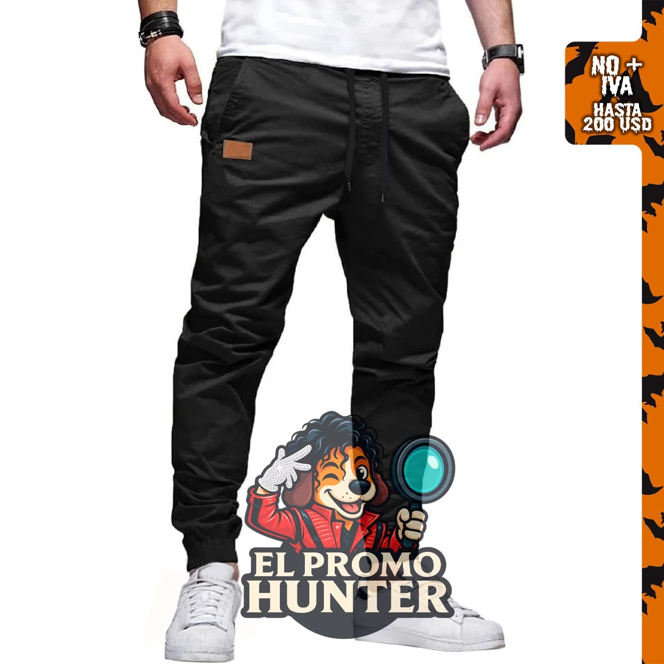 JMIERR Pantalones deportivos de algodón para hombre, tipo chino cargo, adecuados para senderismo y jogging.