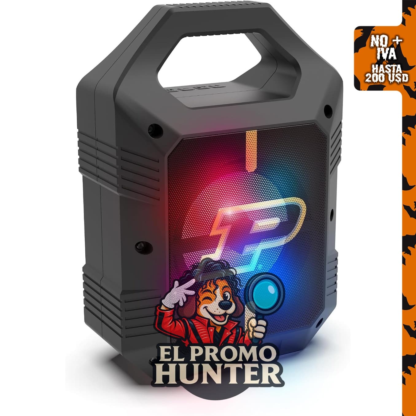 SOAR NCAA ShockBox XL - Altavoz inalámbrico Bluetooth.
