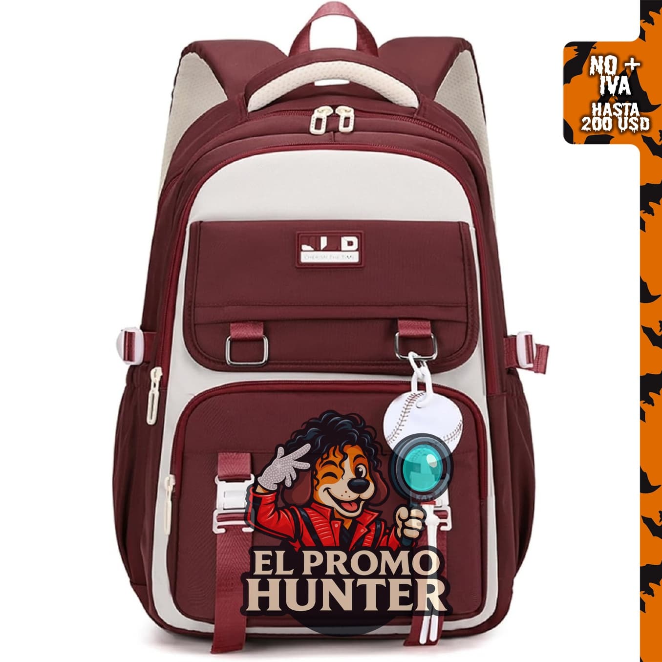 Mochila escolar lisa para niños y niñas Mfikaryi A#70, color rojo, tamaño grande.