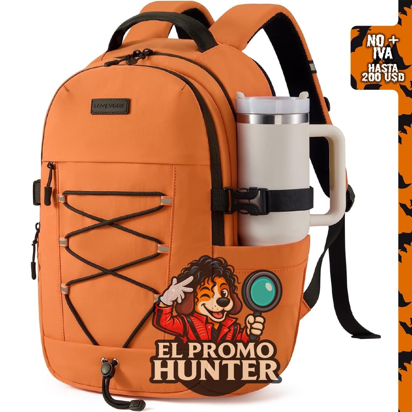 LOVEVOOK Mochila para laptop, diseñada para uso en trabajo y transporte de computadoras.