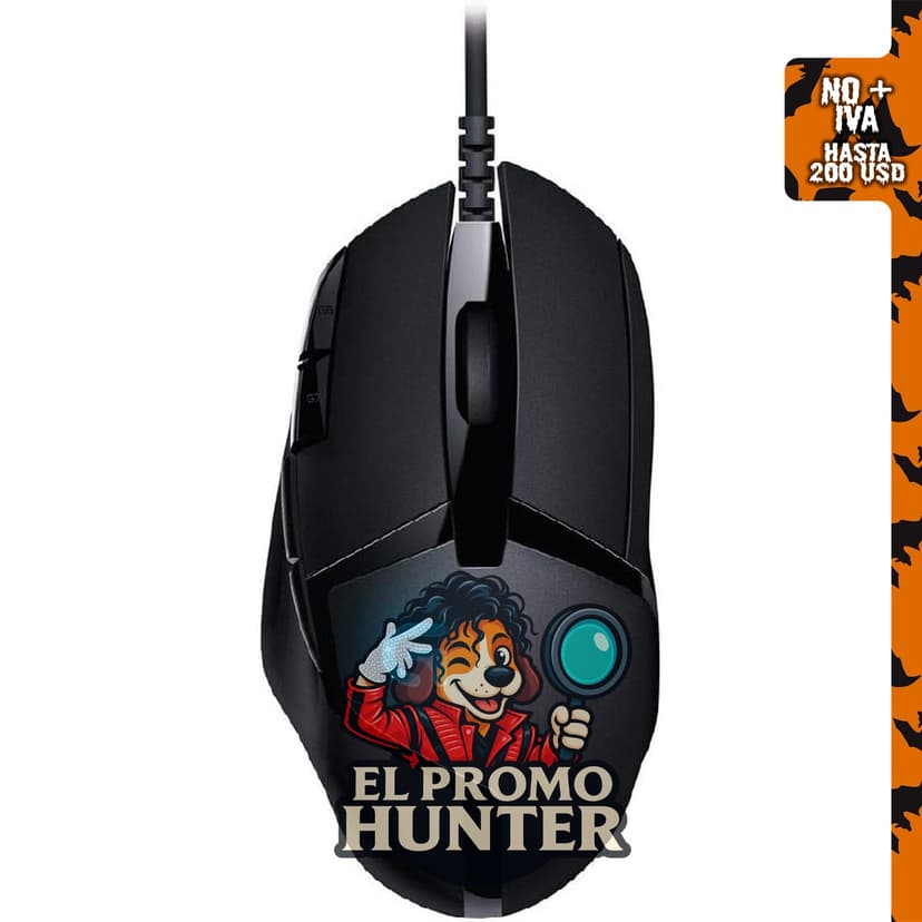 Logitech G402 Hyperion Fury FPS, ratón para juegos con sensor óptico y diseño ergonómico.