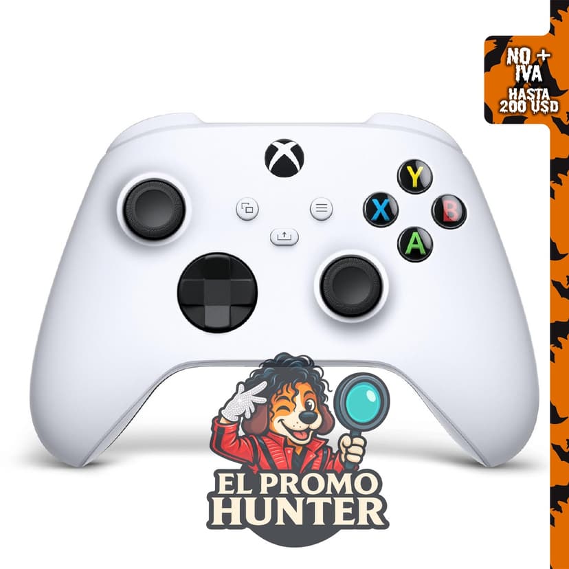Controlador Inalámbrico Xbox (2025) - Robot White para Xbox, Windows, Android, iOS, FireTV Sticks, Smart TVs y VR.