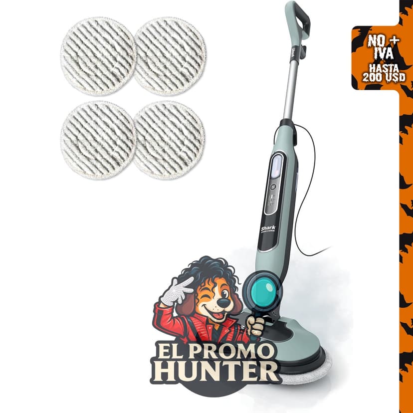Shark Steam & Scrub S8001, limpiador de pisos de vapor todo en uno.