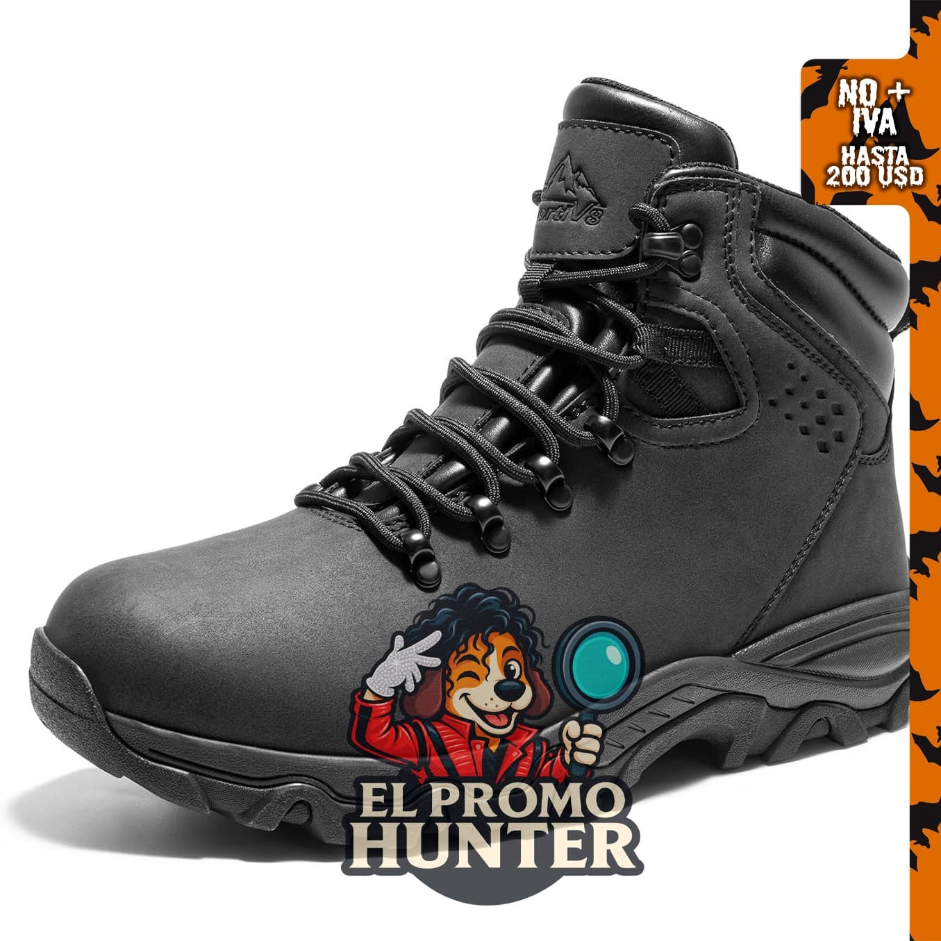 Botas de nieve NORTIV 8 aisladas para hombre.