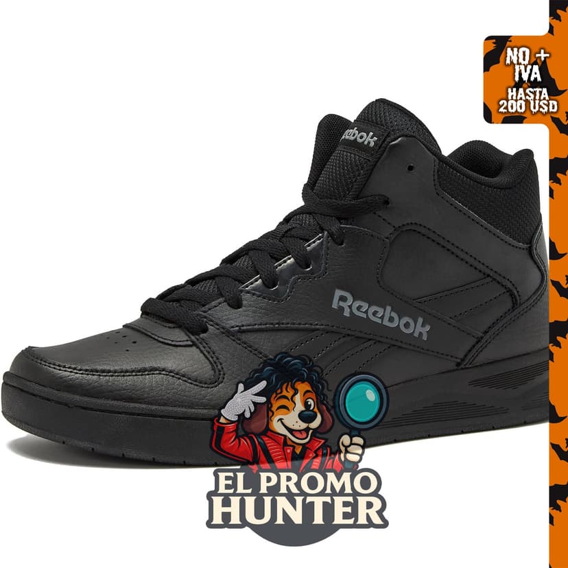 Reebok Tenis para hombre BB4500 Hi 2, color negro.