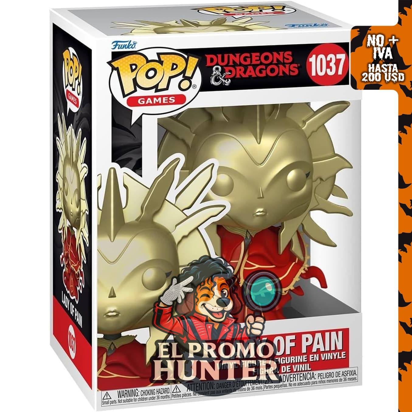 Funko POP! Juegos: Calabozos y Dragones (D&D) - Lady of Pain, figura decorativa.
