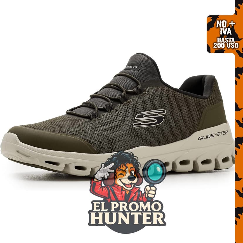 Skechers Glide-Step Noltek para hombre, calzado deportivo con suela de tecnología Glide-Step.