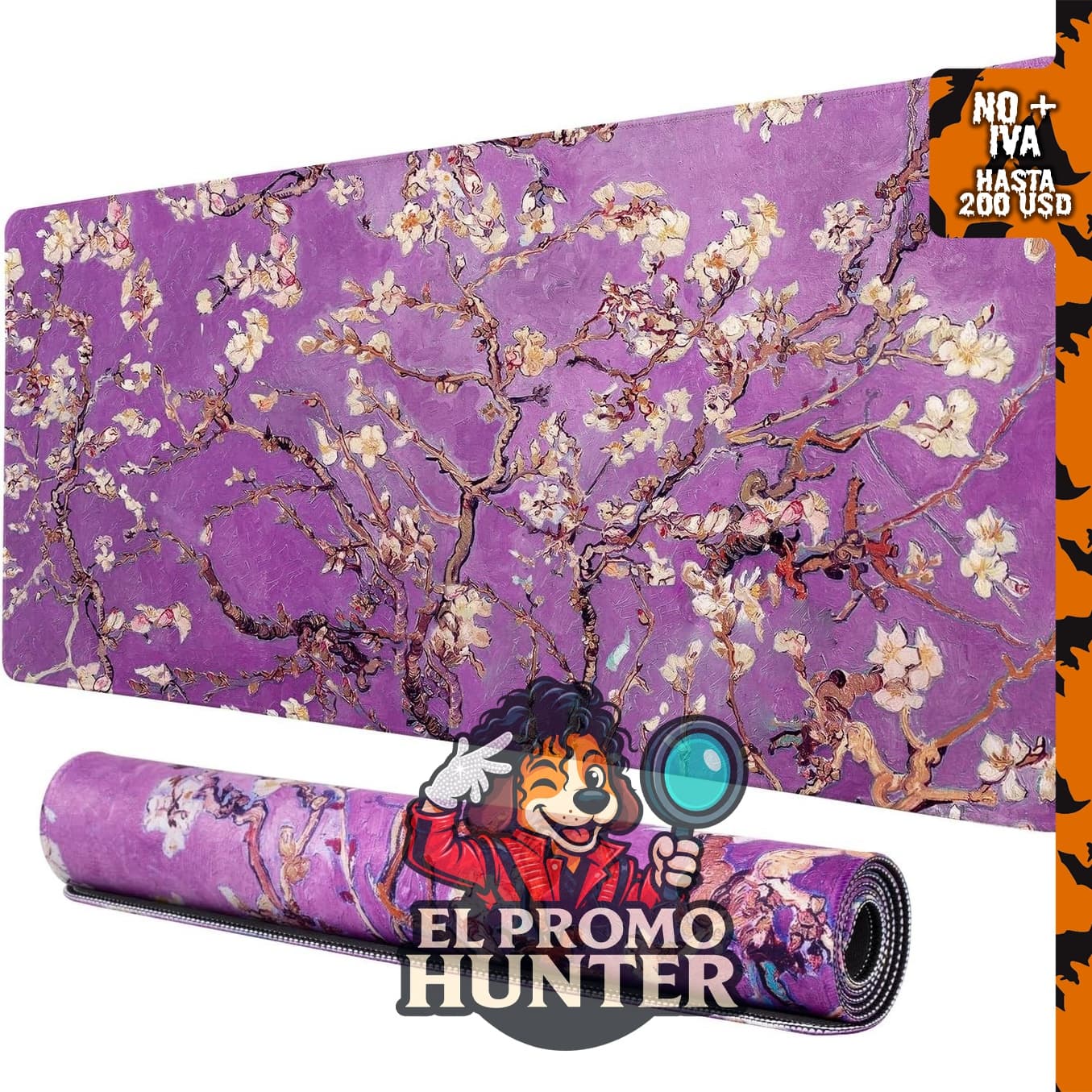 Vimorco Alfombrilla de mouse impermeable de 31.5 x 15.7 pulgadas para escritorio.