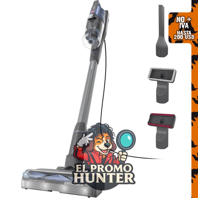 Bissell PowerClean FurFinder Aspiradora con cable, HEPA, modelo 4282K.
