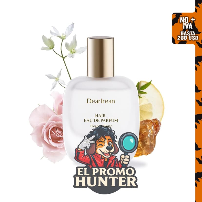 Dear Irean Perfume para el cabello, espray sin alcohol para cabello seco y encrespado.