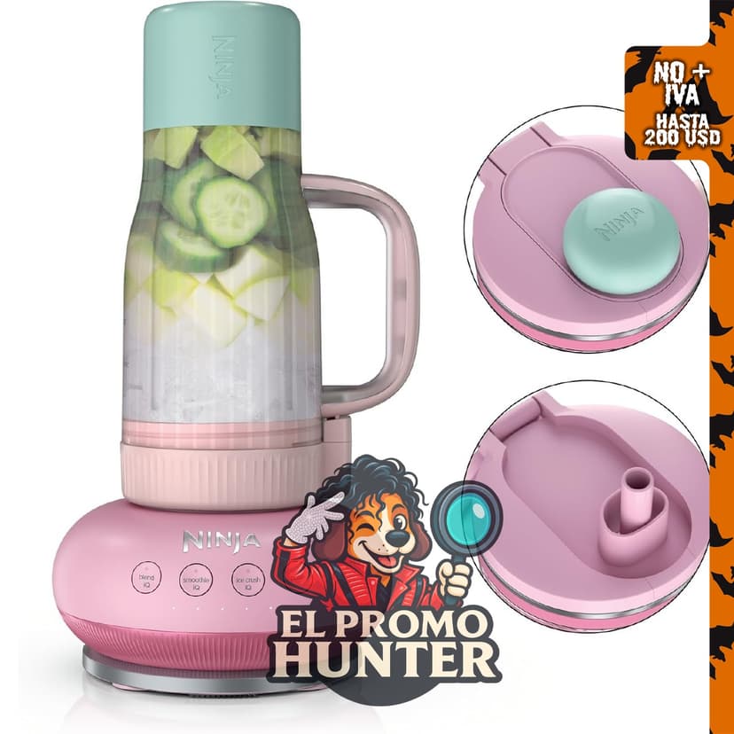 Ninja BlendBOSS - Licuadora personal de 26 oz (769 ml) con potencia de 1200W.