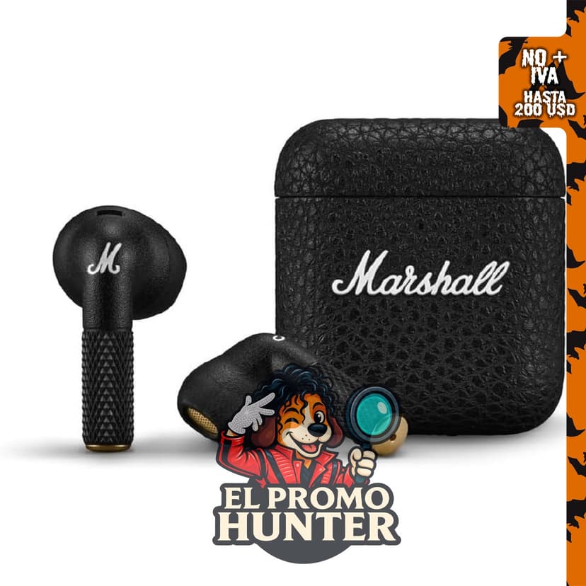 Marshall Minor IV True Auriculares inalámbricos Bluetooth - Negro