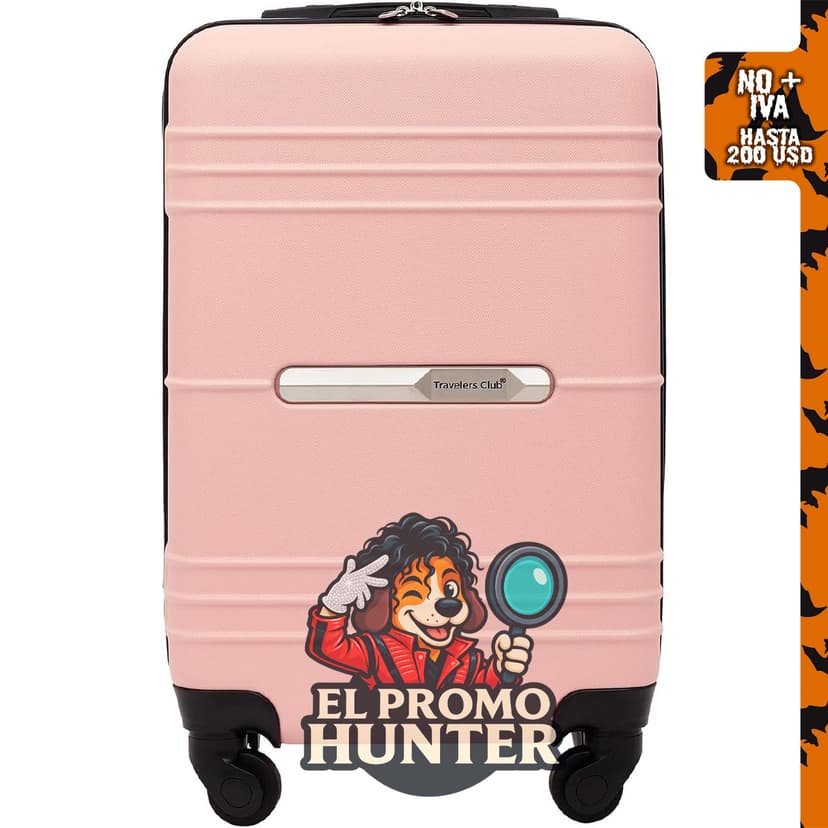 Equipaje de mano Travelers Club Richmond Spinner de 22" (56 cm), color oro rosa.
