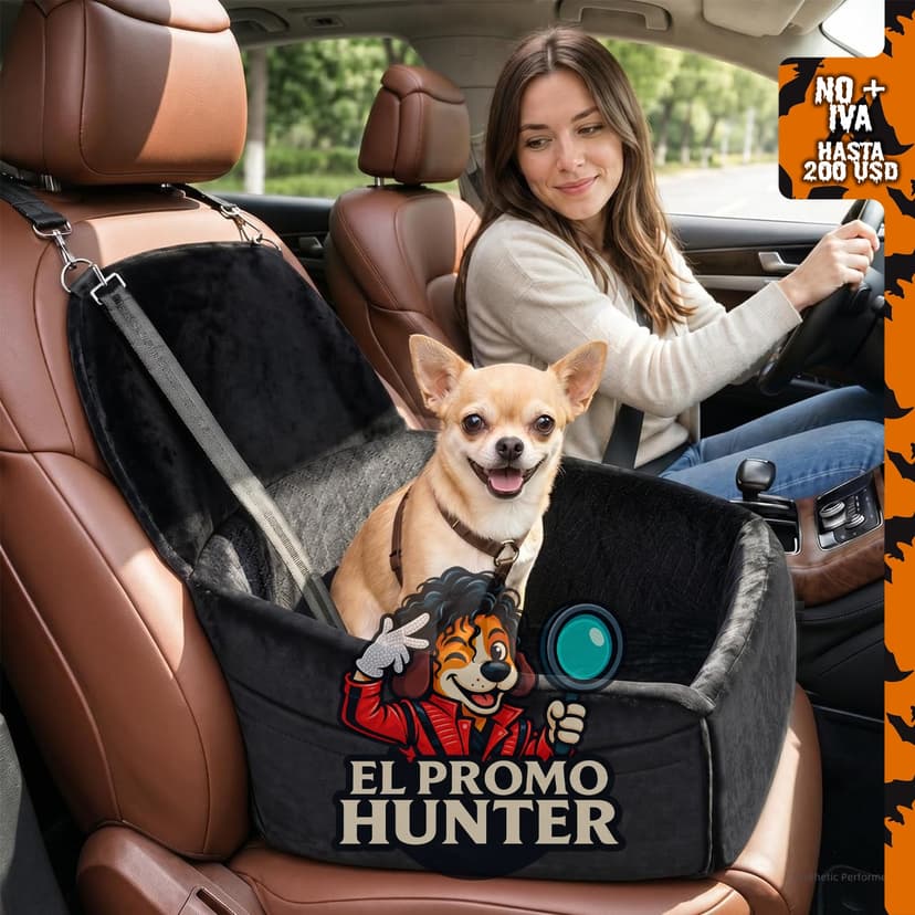 NUPIDA Asiento elevador para perros con respaldo extendido para mascotas.
