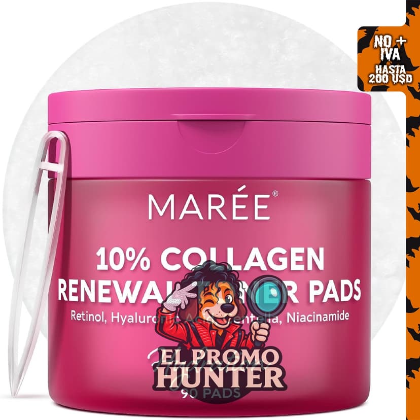 MAREE Almohadillas de tóner de colágeno con retinol.