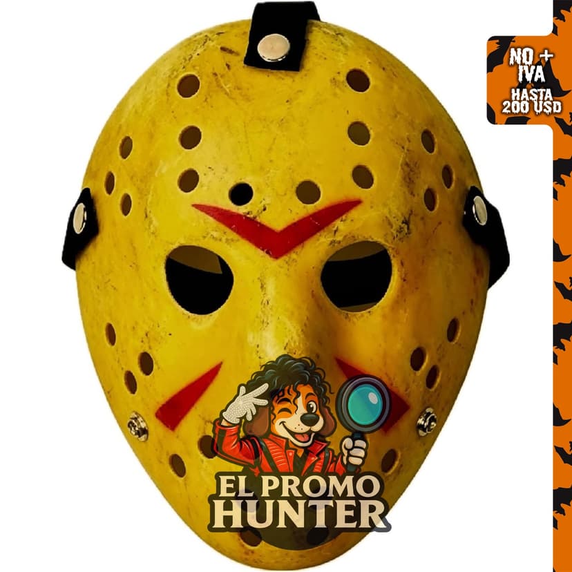 Máscara de hockey de horror para cosplay de Halloween para adultos de CASA CLAUSI.