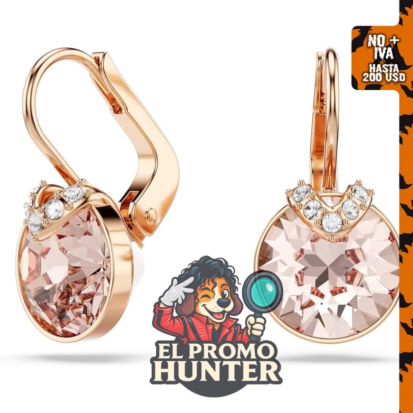 Pendientes de cristal Bella V para mujer de Swarovski.