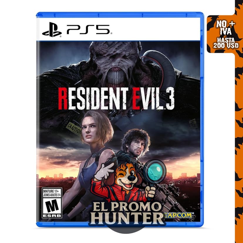 Resident Evil 3 - PlayStation 5, videojuego de acción y aventura.