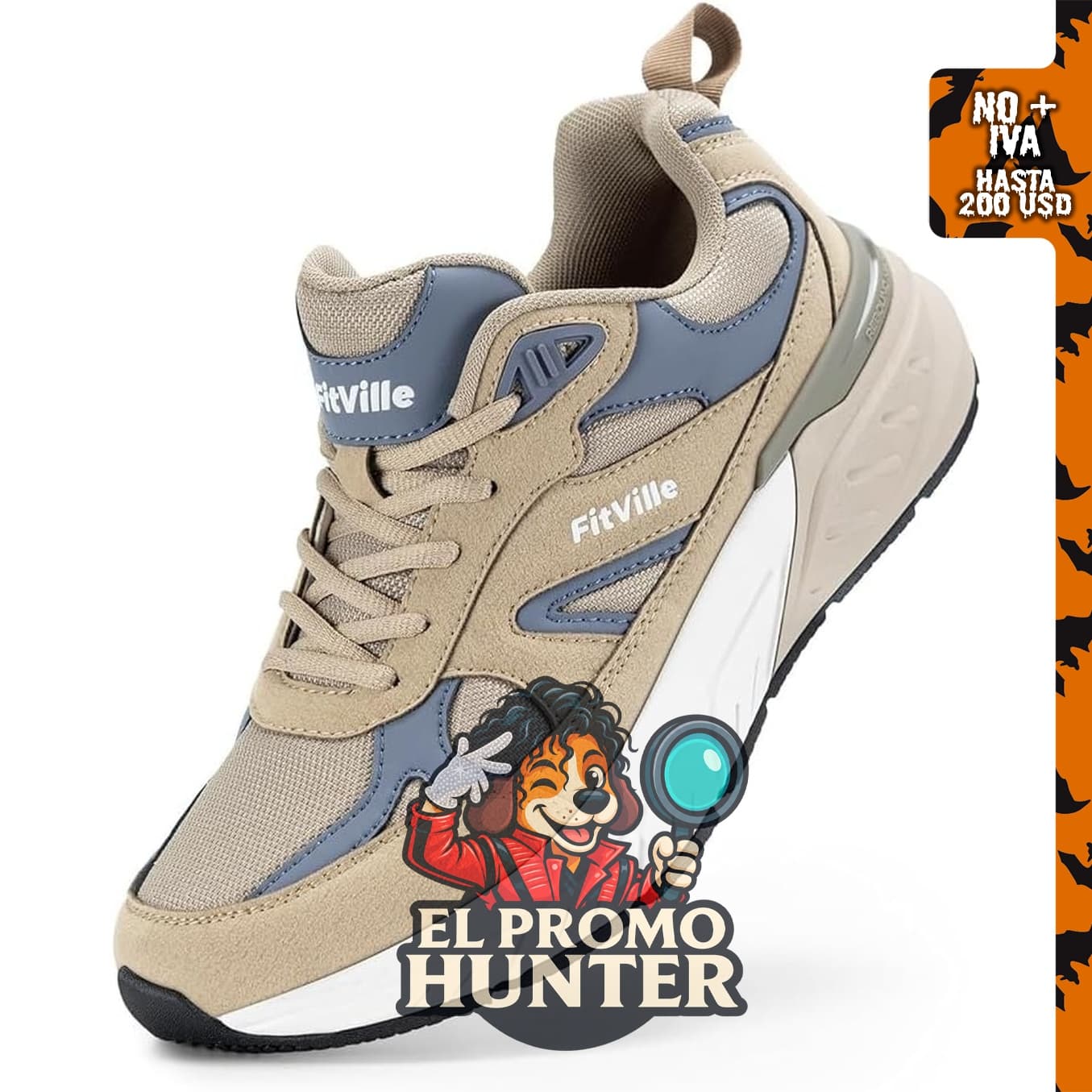 FitVille Rebound NEO V1, zapatos de caminar anchos para hombre con soporte de arco.