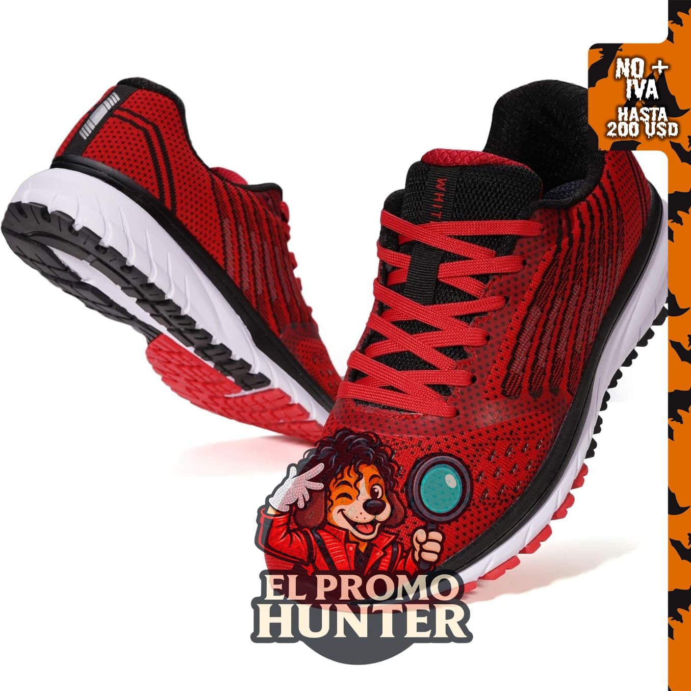 Joomra Whitin – Zapatos deportivos para hombre con soporte y amortiguación.