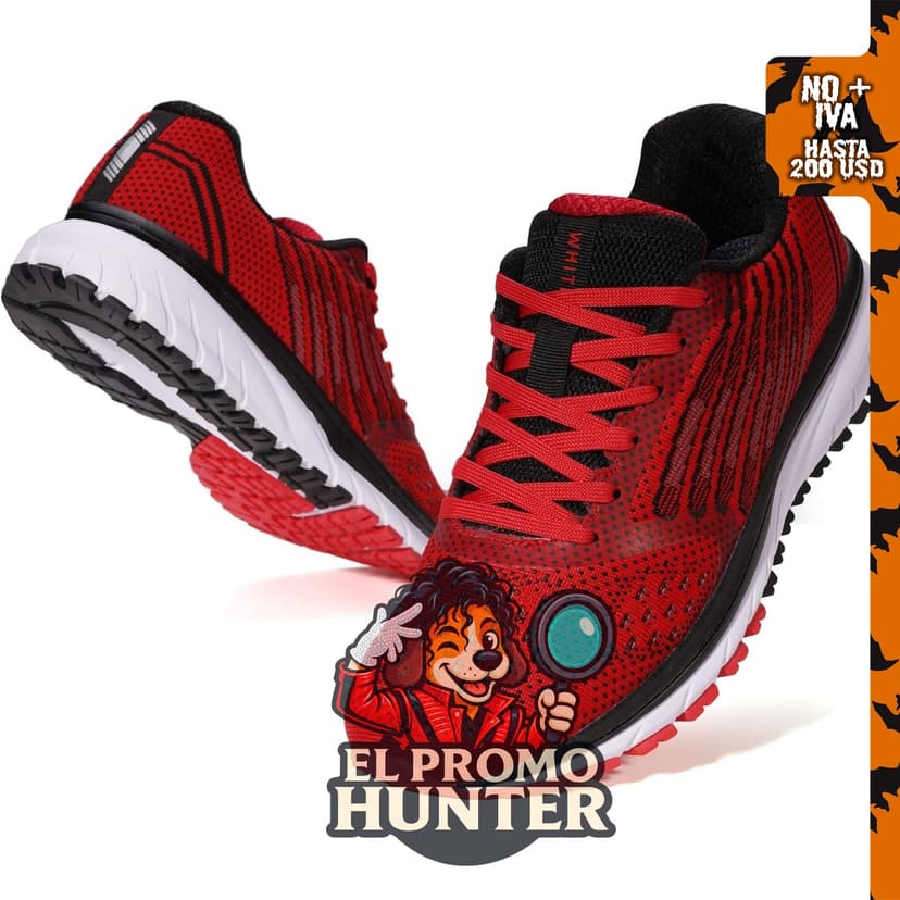 Joomra Whitin – Zapatos deportivos para hombre con soporte y amortiguación.