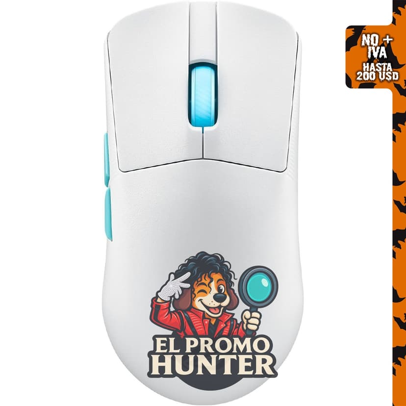 ASUS ROG Harpe Ace Aim Lab Mouse Inalámbrico para Gaming, 54 g, Conectividad Tri-Mode, 36K DPI, Soporte PC/Mac.