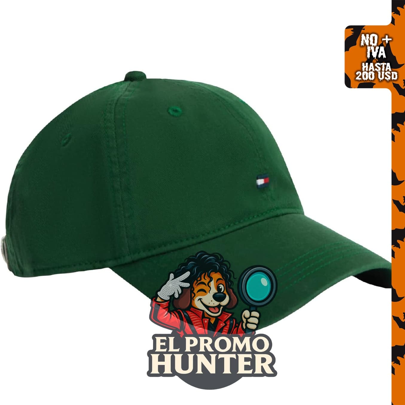 Gorra ajustable de algodón Tommy Hilfiger con logo 85 para hombre.