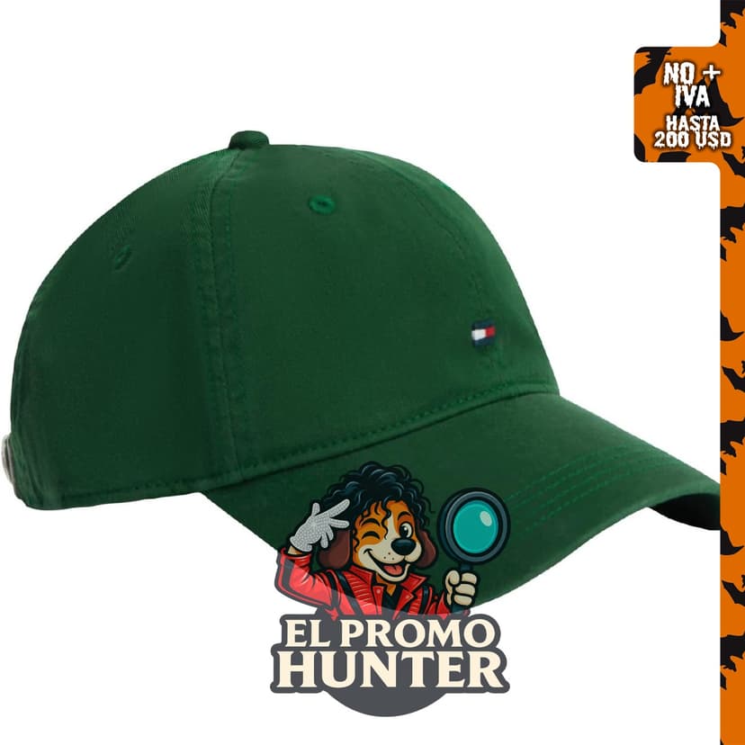 Gorra ajustable de algodón Tommy Hilfiger con logo 85 para hombre.