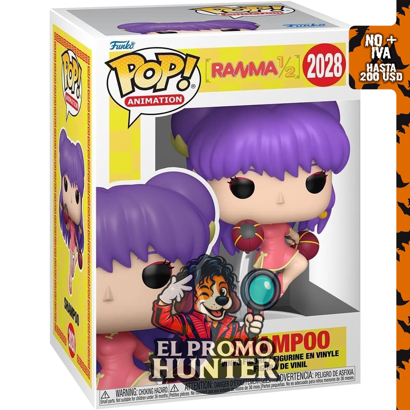 Funko POP! Animación: Ranma 1/2 - Champú - 1 en 2 Posibilidad de.