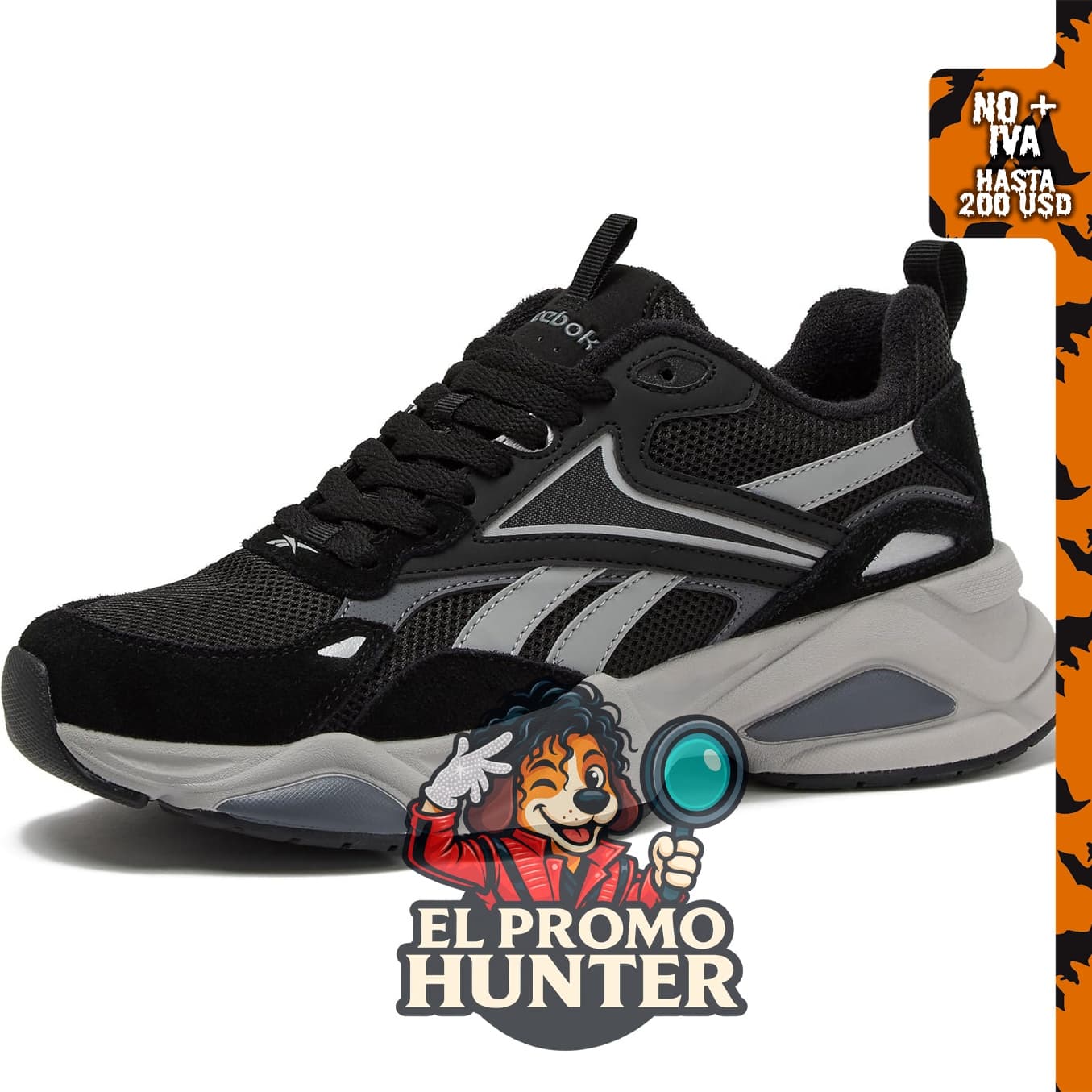 Reebok Power Fury - Tenis deportivos para hombre.
