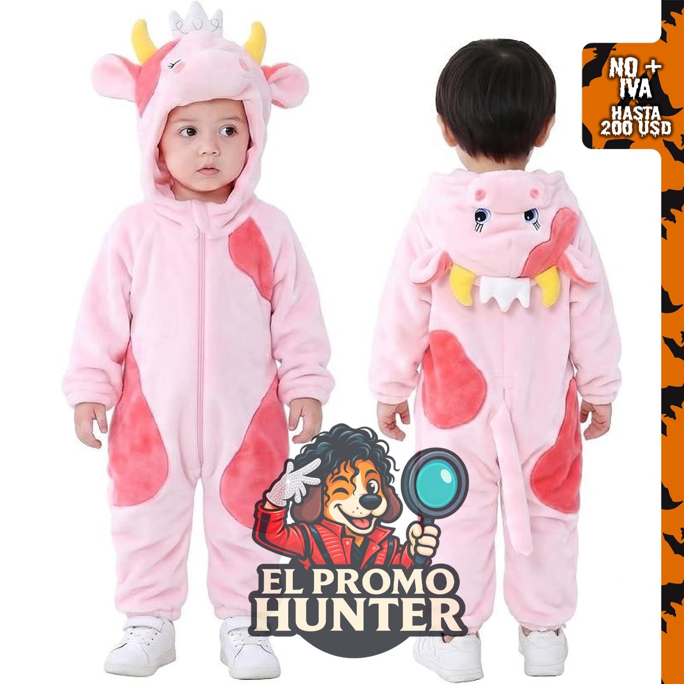 Disfraz unisex de animal para bebé y niño, mono para otoño e invierno.