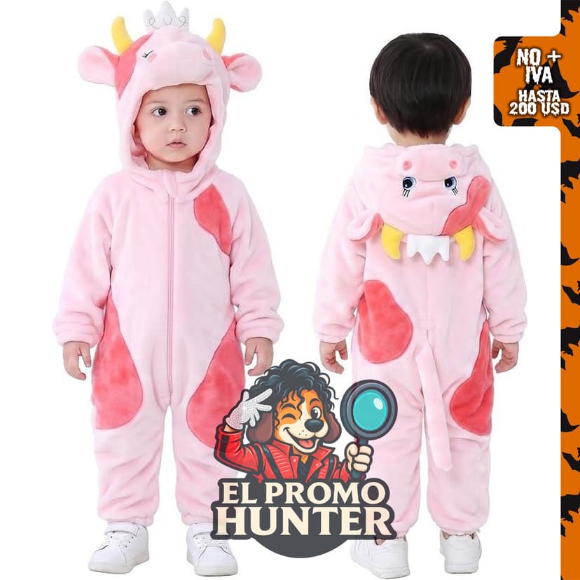 Disfraz unisex de animal para bebé y niño, mono para otoño e invierno.