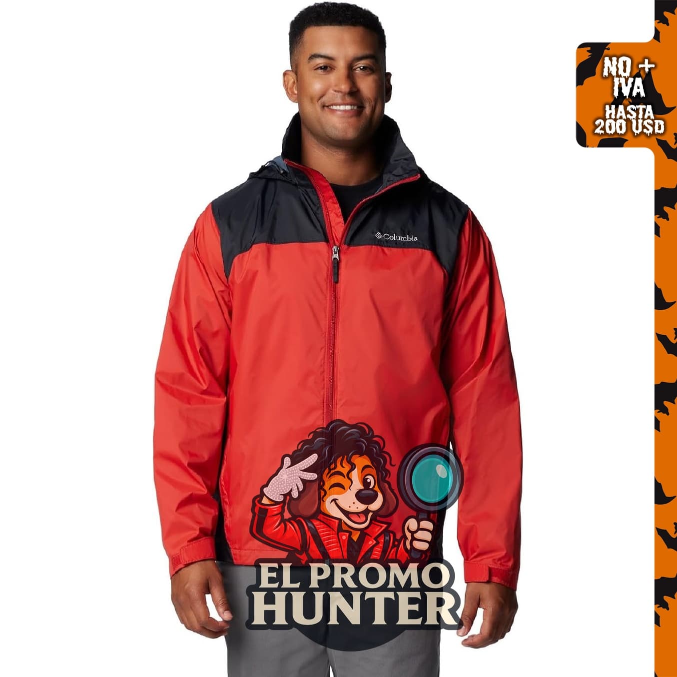Columbia Chaqueta impermeable Glennaker Lake II para hombre.