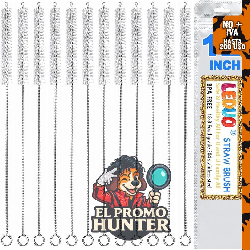 Juego de 26 cepillos limpiadores de popotes de 30.5 cm para tazas Stanley.