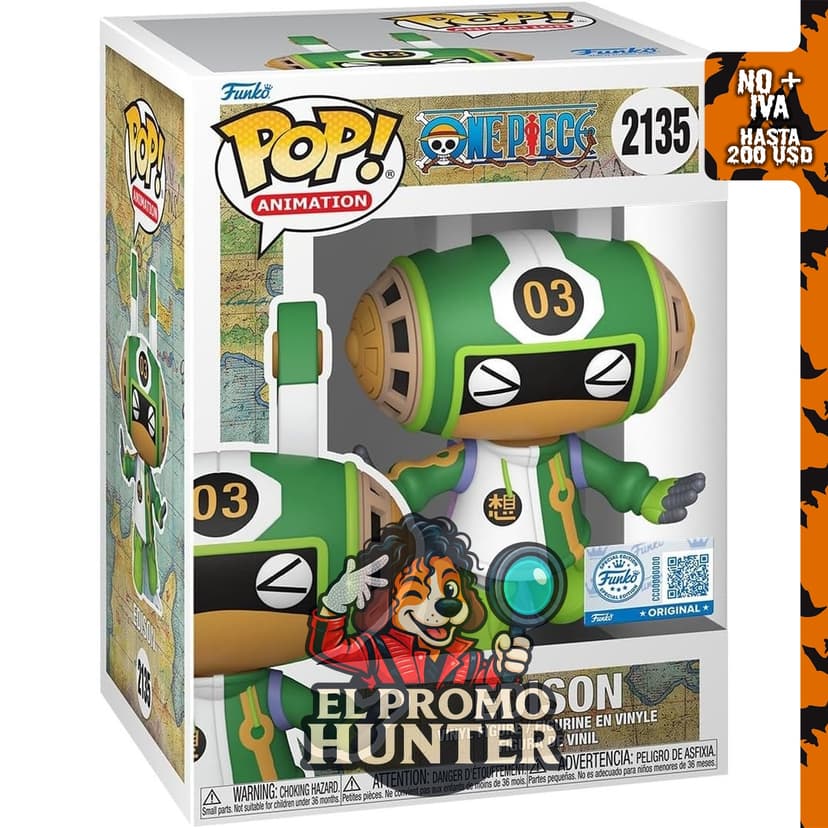 Funko POP! Animation: One Piece - Edison, figura coleccionable de vinilo.