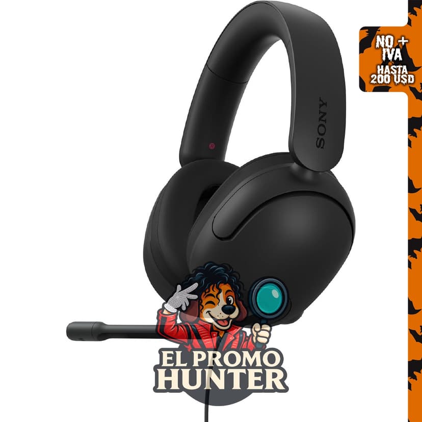 Sony INZONE H3 Auriculares con cable para juegos con micrófono para PS5.