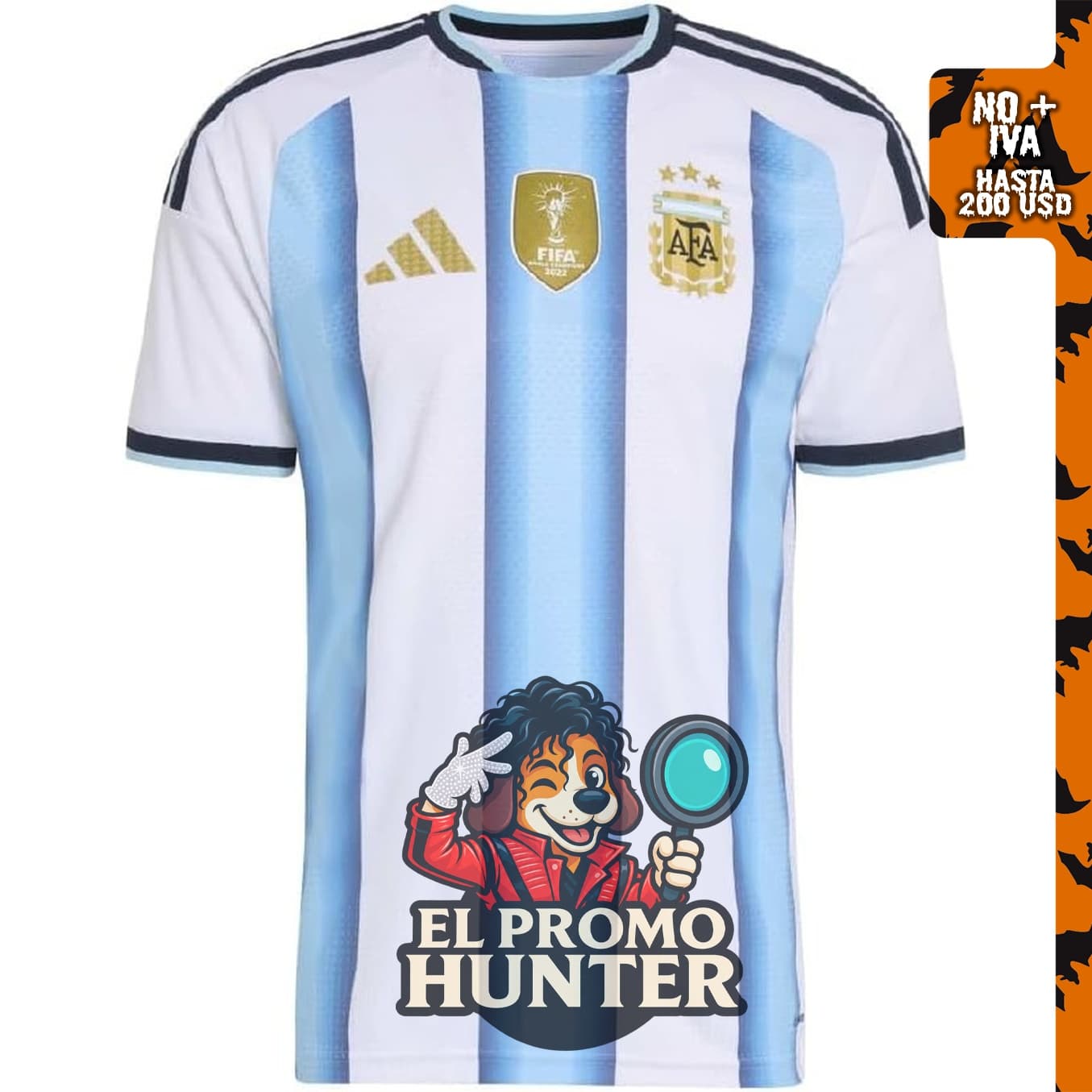Camiseta Argentina 26 Home Authentic de adidas para hombre.