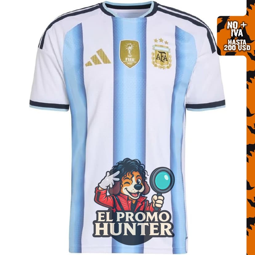 Camiseta Argentina 26 Home Authentic de adidas para hombre.