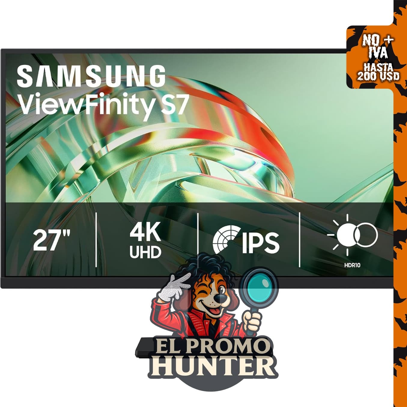 Samsung Monitor ViewFinity S7 (S71H) 4K UHD IPS HDR10.