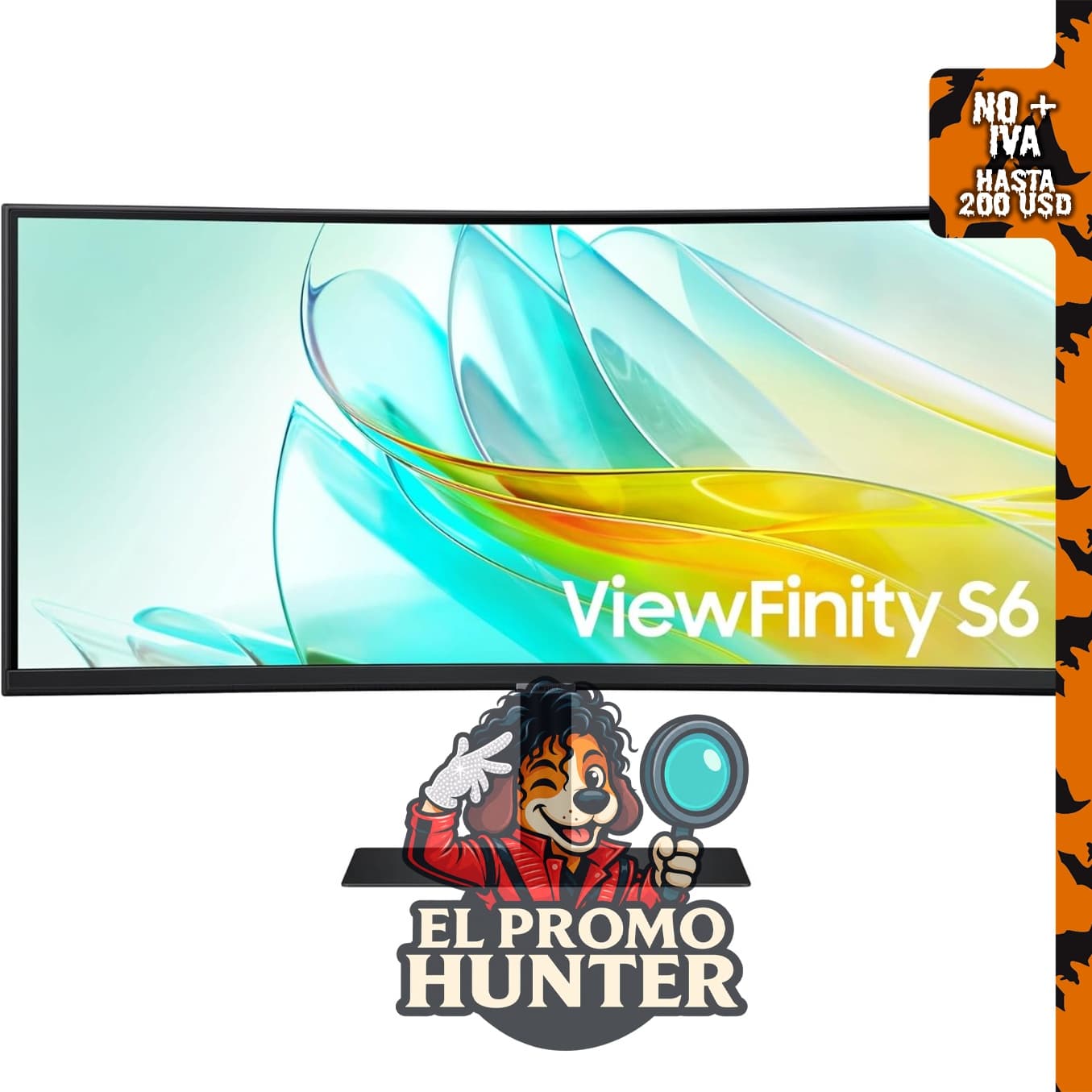 Monitor Curvo Samsung 34” ViewFinity S65UC, Ultra-WQHD.