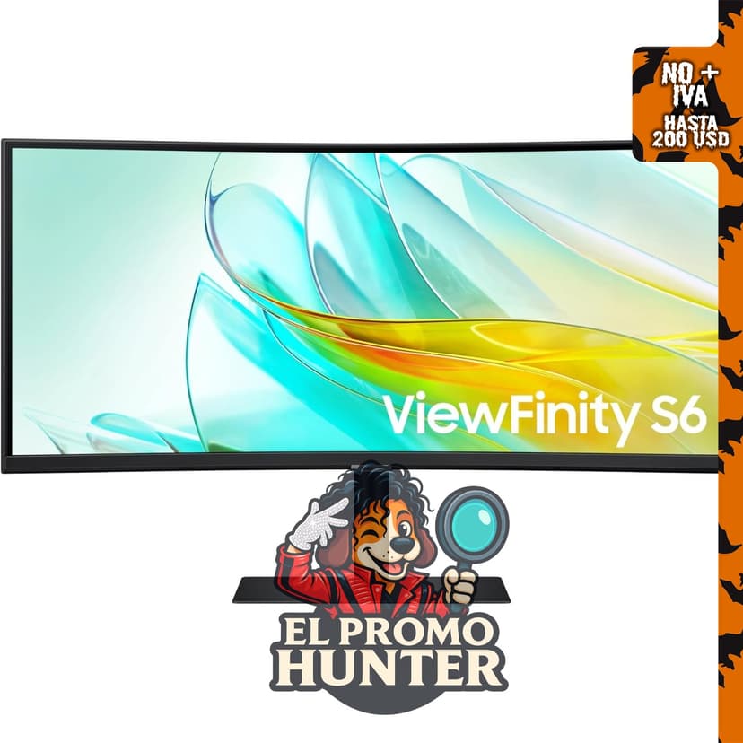 Monitor Curvo Samsung 34” ViewFinity S65UC, Ultra-WQHD.