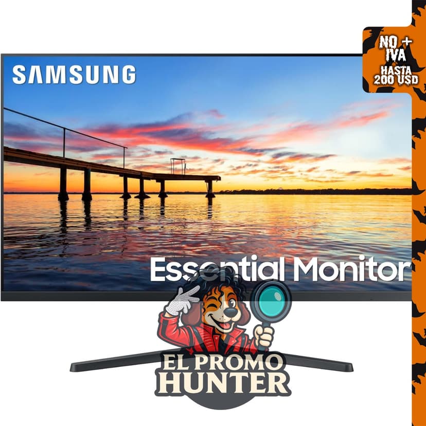 Monitor plano Samsung de 32" (81 cm) para computadoras.