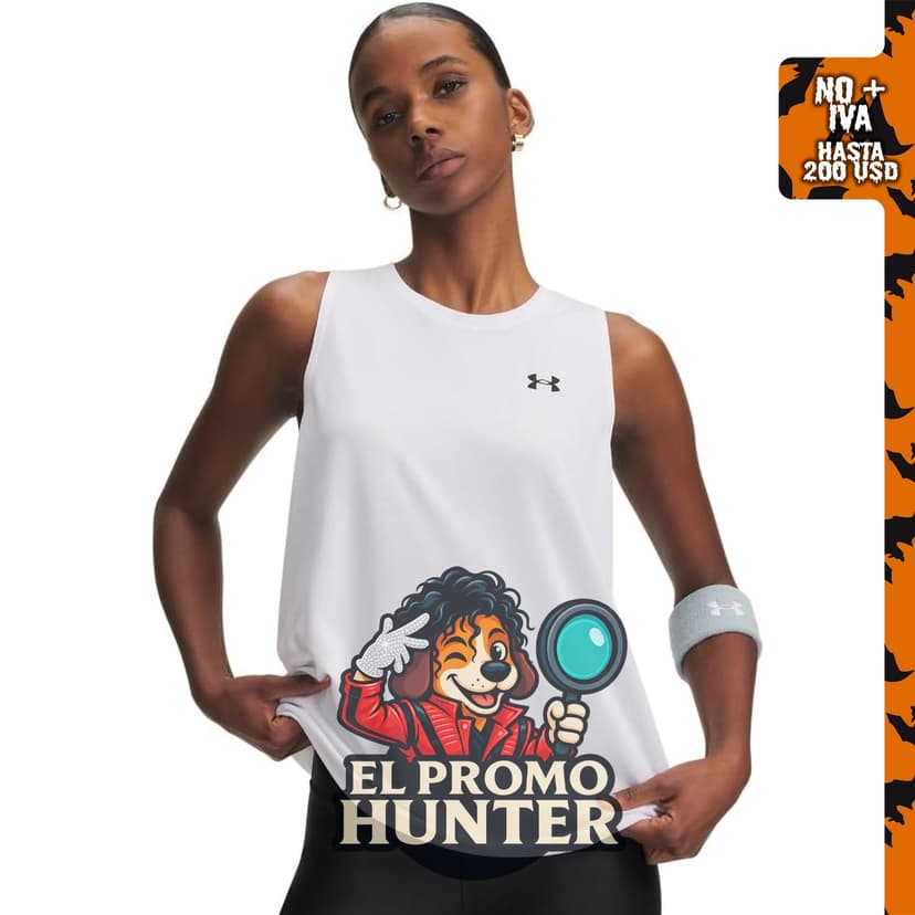 Camiseta sin mangas técnica para mujer Under Armour.