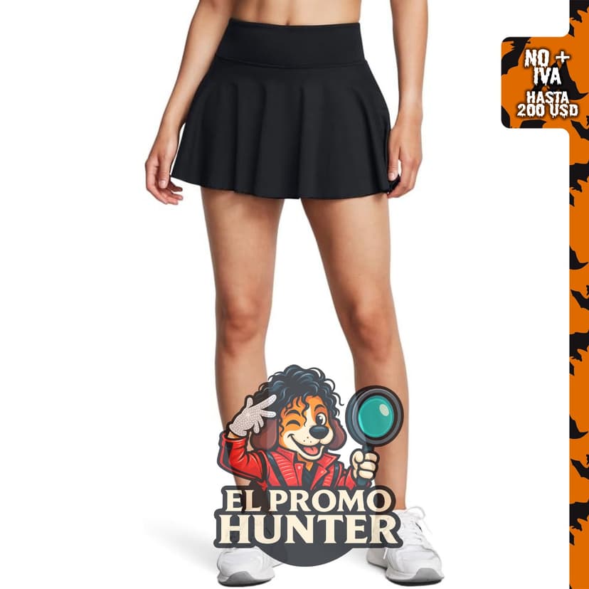 Falda corta Under Armour para mujer, modelo Motion.
