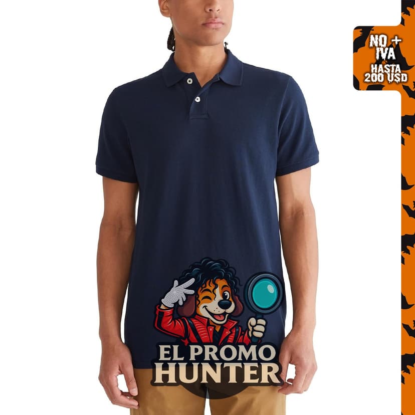 Polo de uniforme Aeropostale para hombre de manga corta.