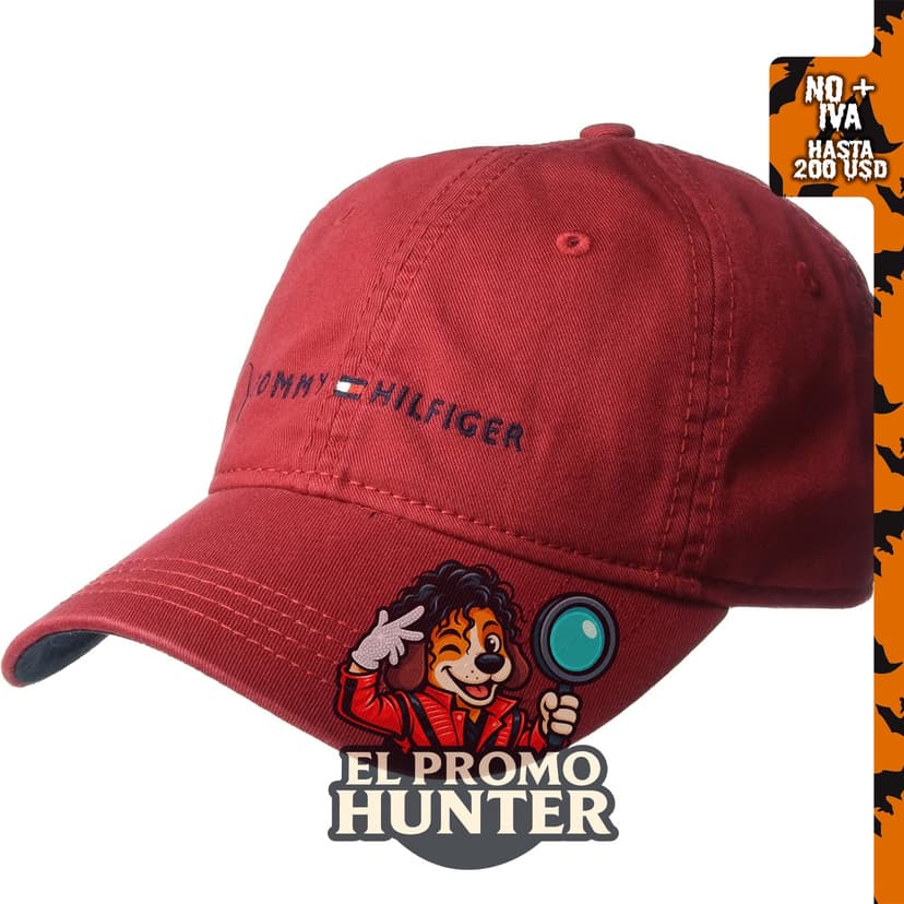 Gorra de béisbol ajustable Tommy Hilfiger de algodón con logo para hombre.