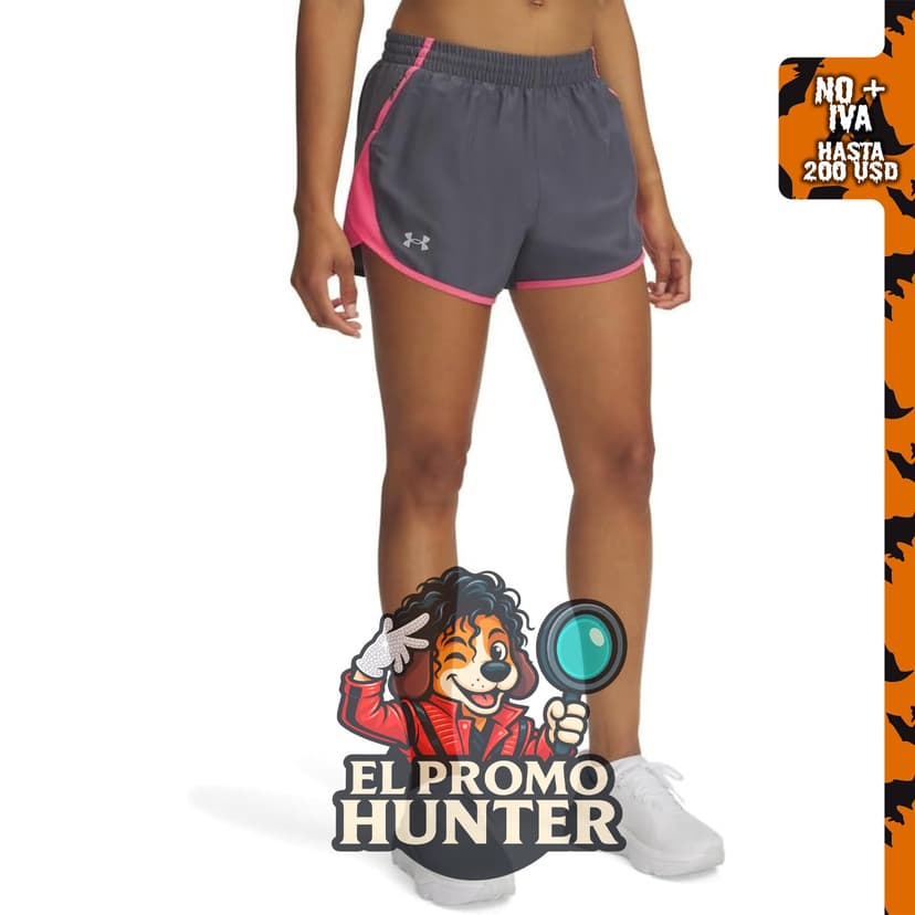 Pantalones cortos Under Armour Fly By para mujer.